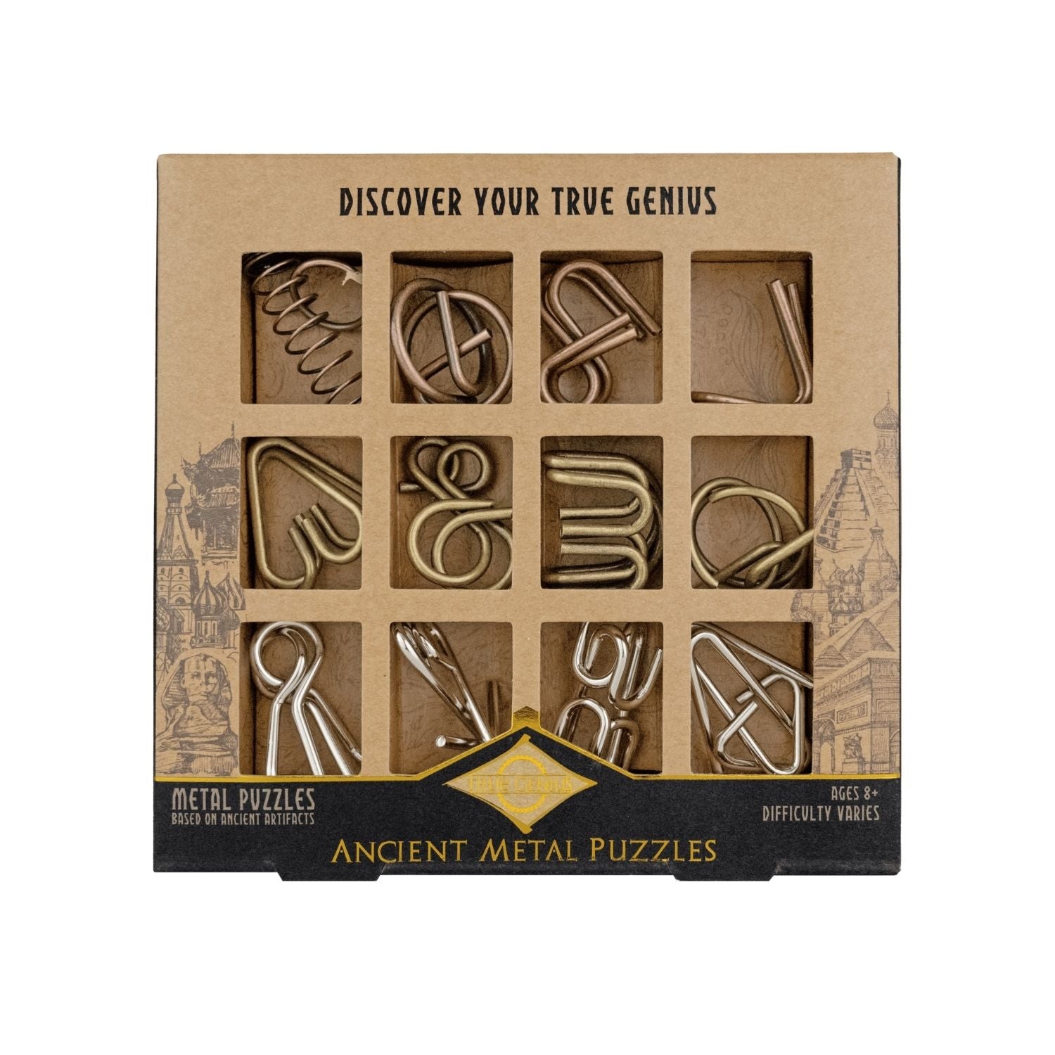 Project Genius - Ancient Metal 12pc Collection - You Monkey NZ