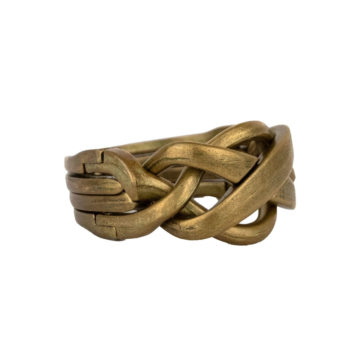 A metal Plumb Bob puzzle, designed as a level three difficulty engineering brainteaser for history and logic enthusiasts.