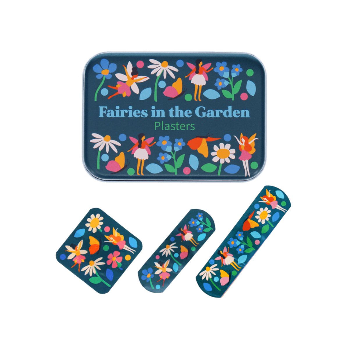 Rex London - Fairies In The Garden Plasters In A Tin (Pack Of 30)