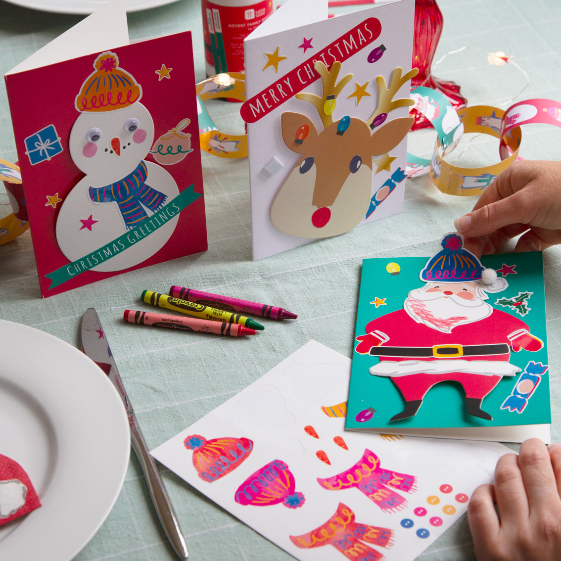 Christmas Craft - Craft With Santa Card Kit