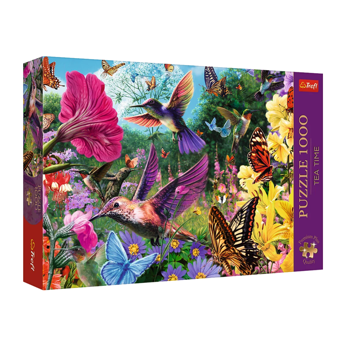 Trefl Tea Time puzzle high quality blue board