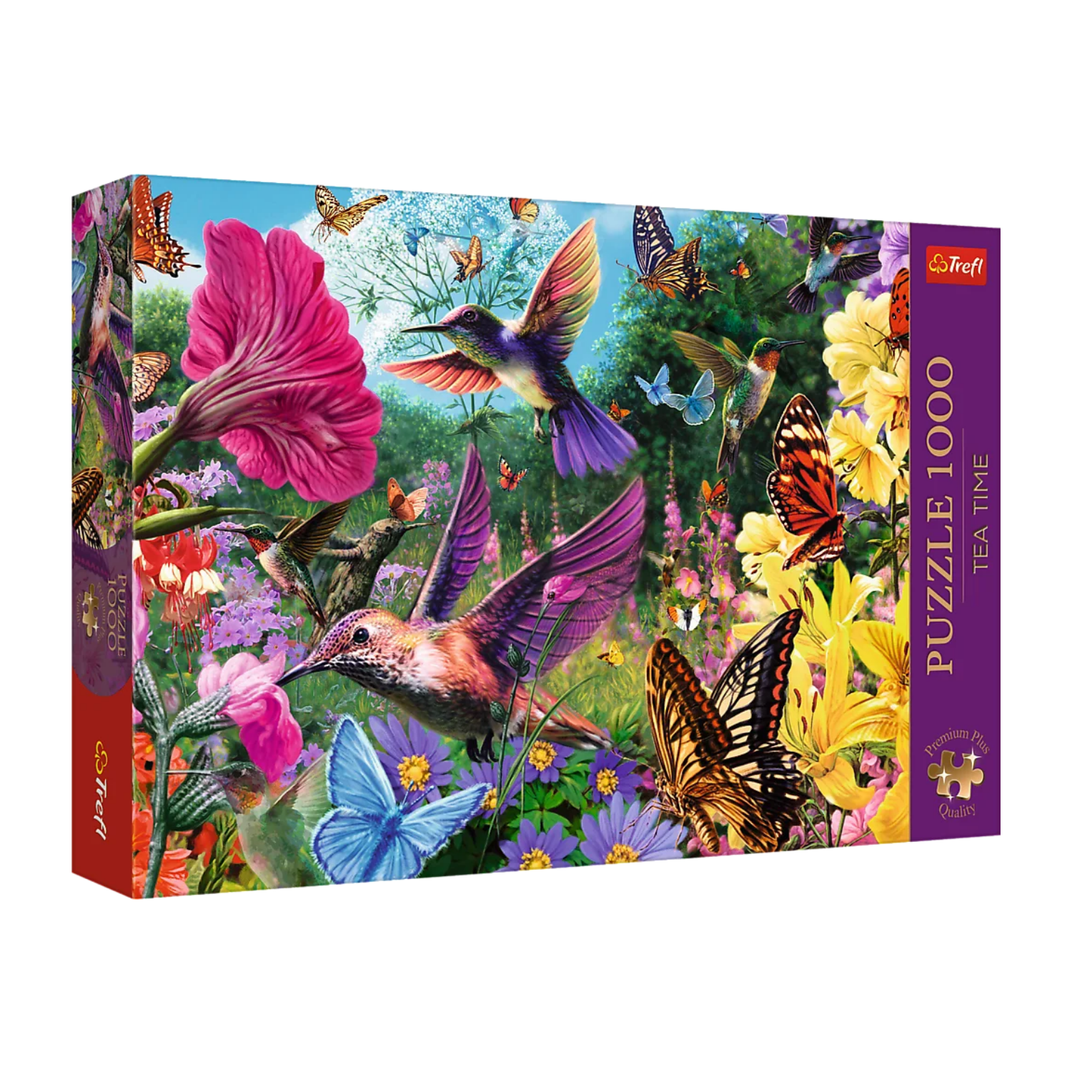 Trefl Tea Time puzzle high quality blue board