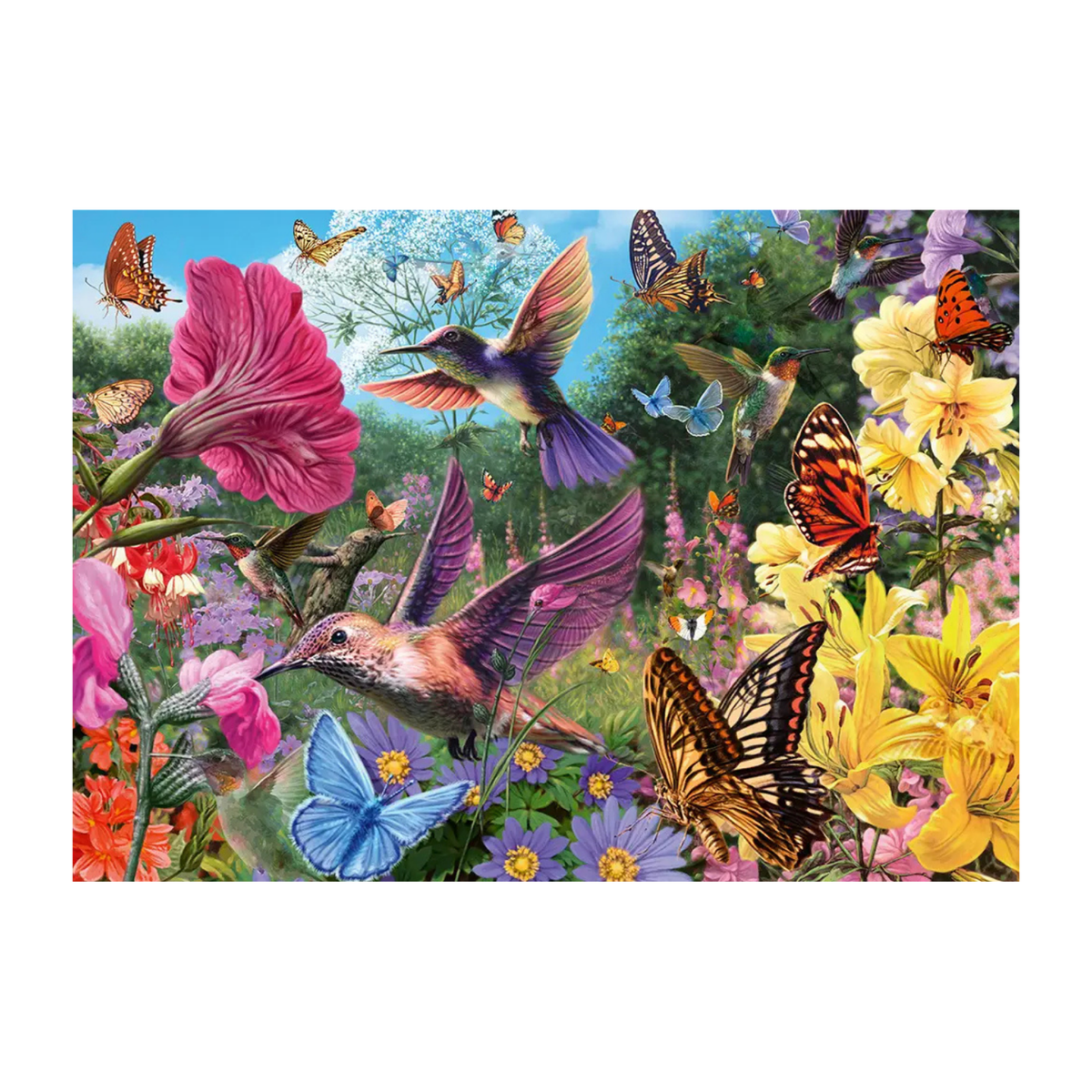 Trefl Tea Time puzzle high quality blue board