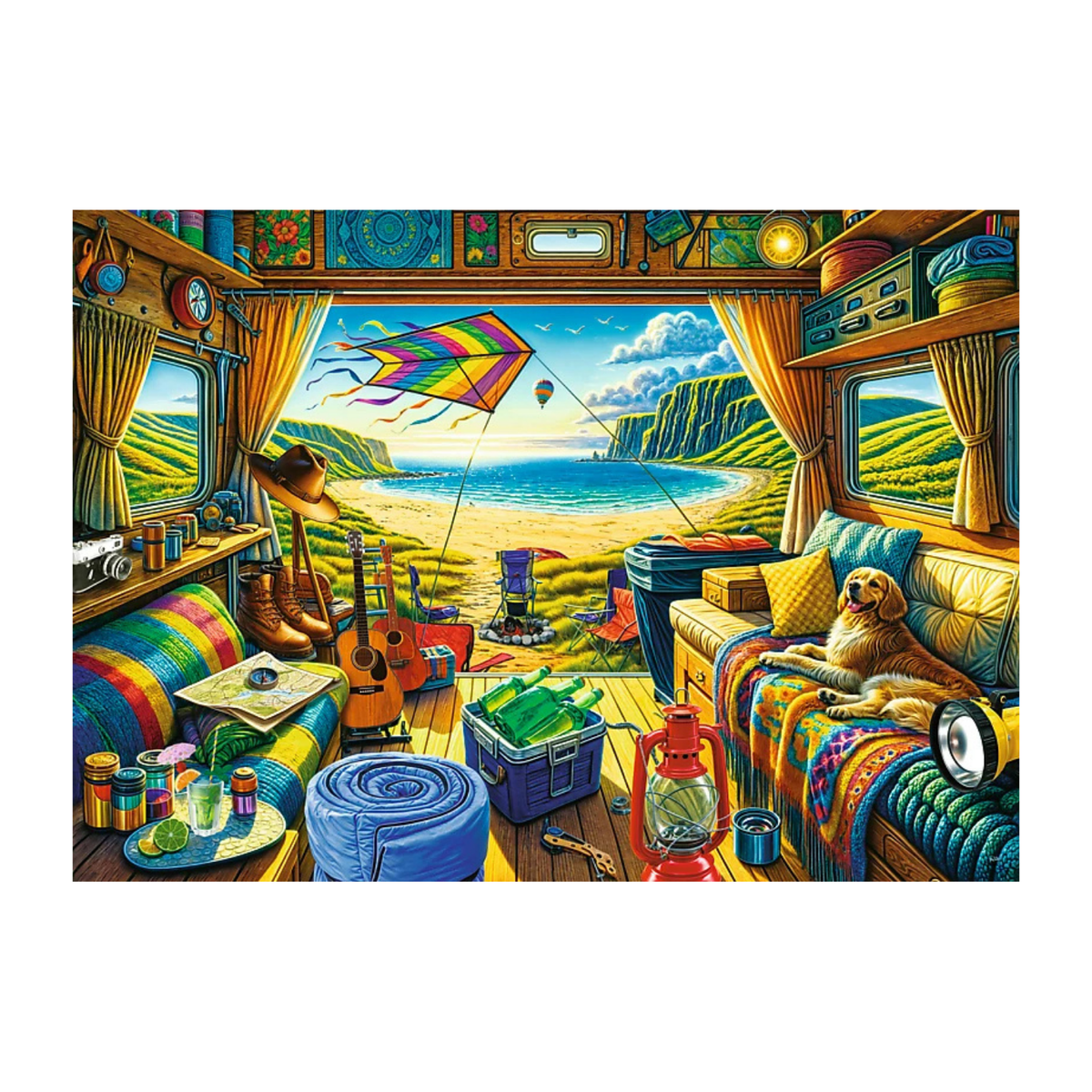 Trefl 1000 piece puzzle completed artwork