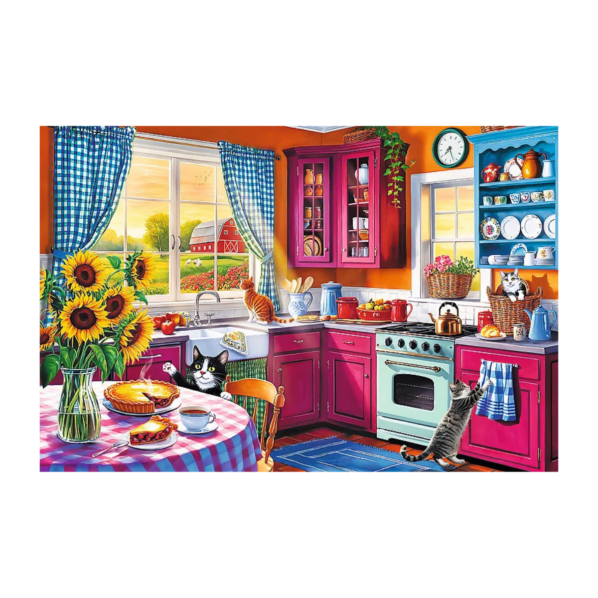 Trefl beginner-friendly 300 piece puzzle completed image
