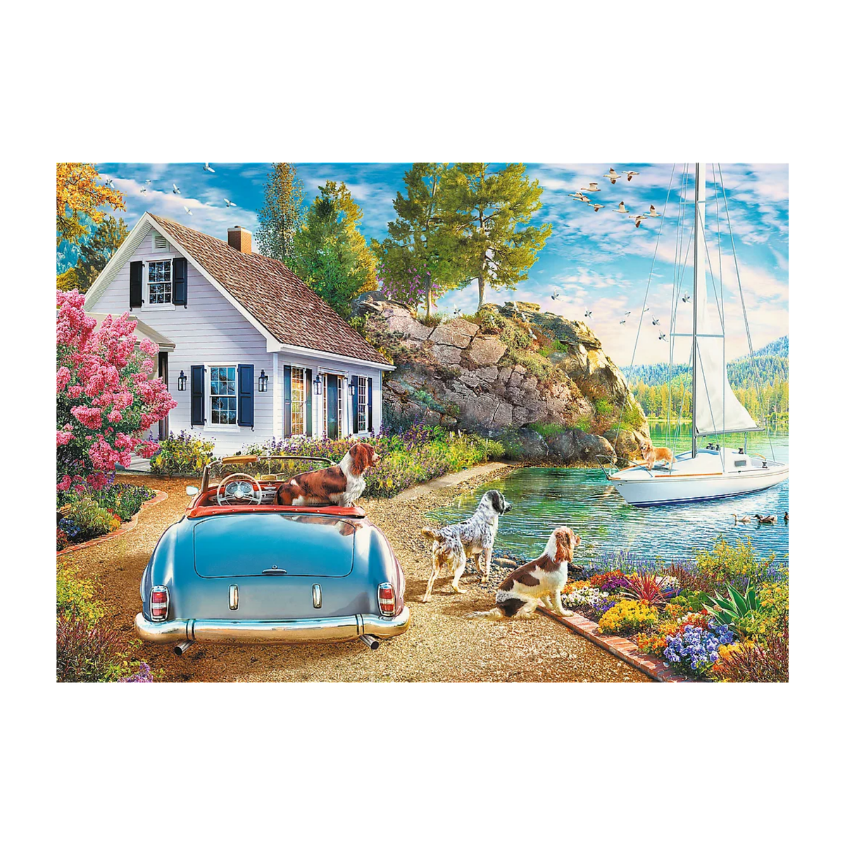 Trefl 2000 piece puzzle completed artwork