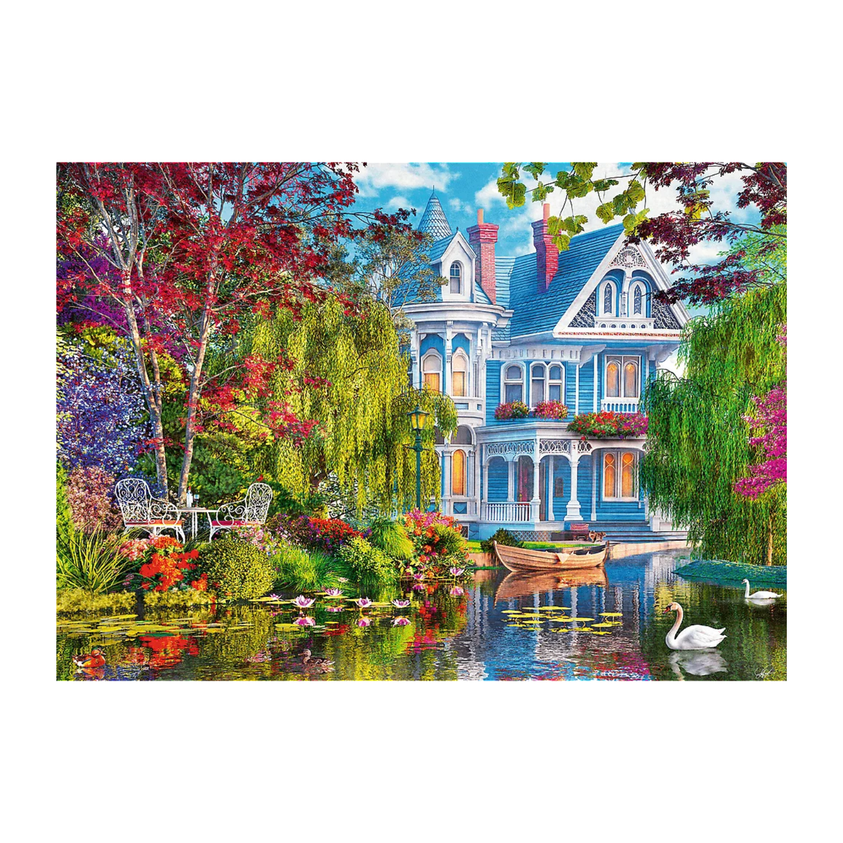 Trefl 2000 piece puzzle completed artwork
