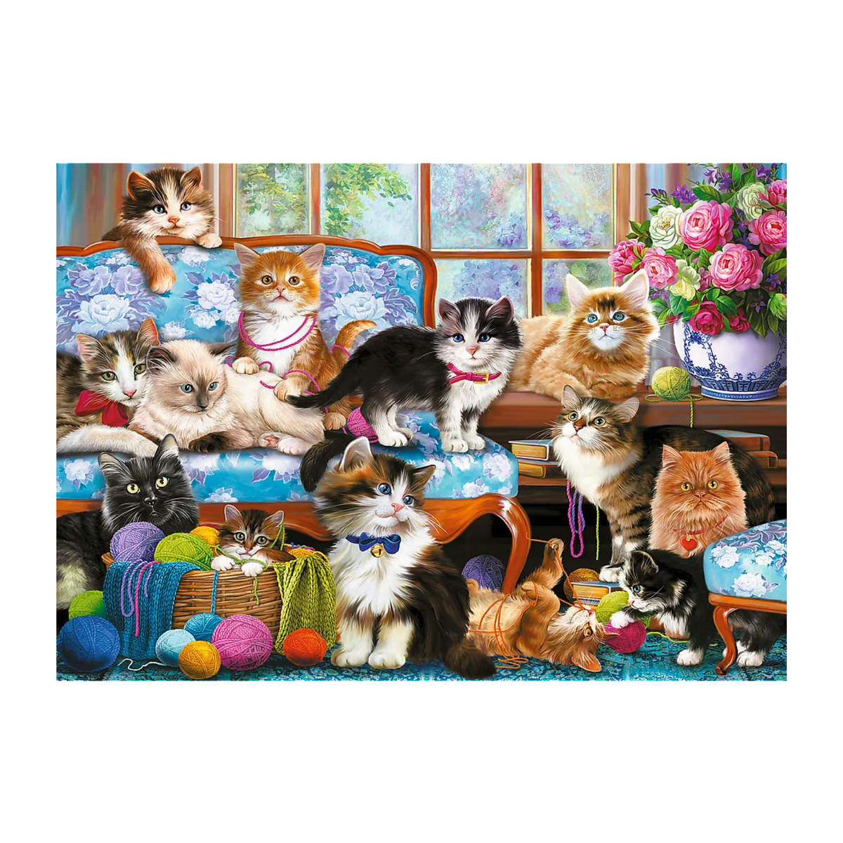 Completed Trefl 500 piece puzzle with vibrant image