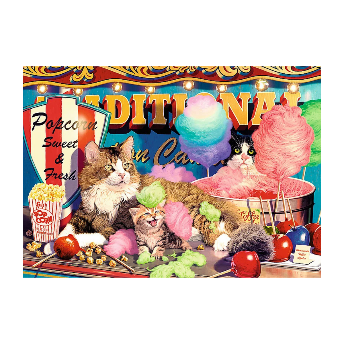 Two 500 piece puzzles from Trefl with vibrant artwork