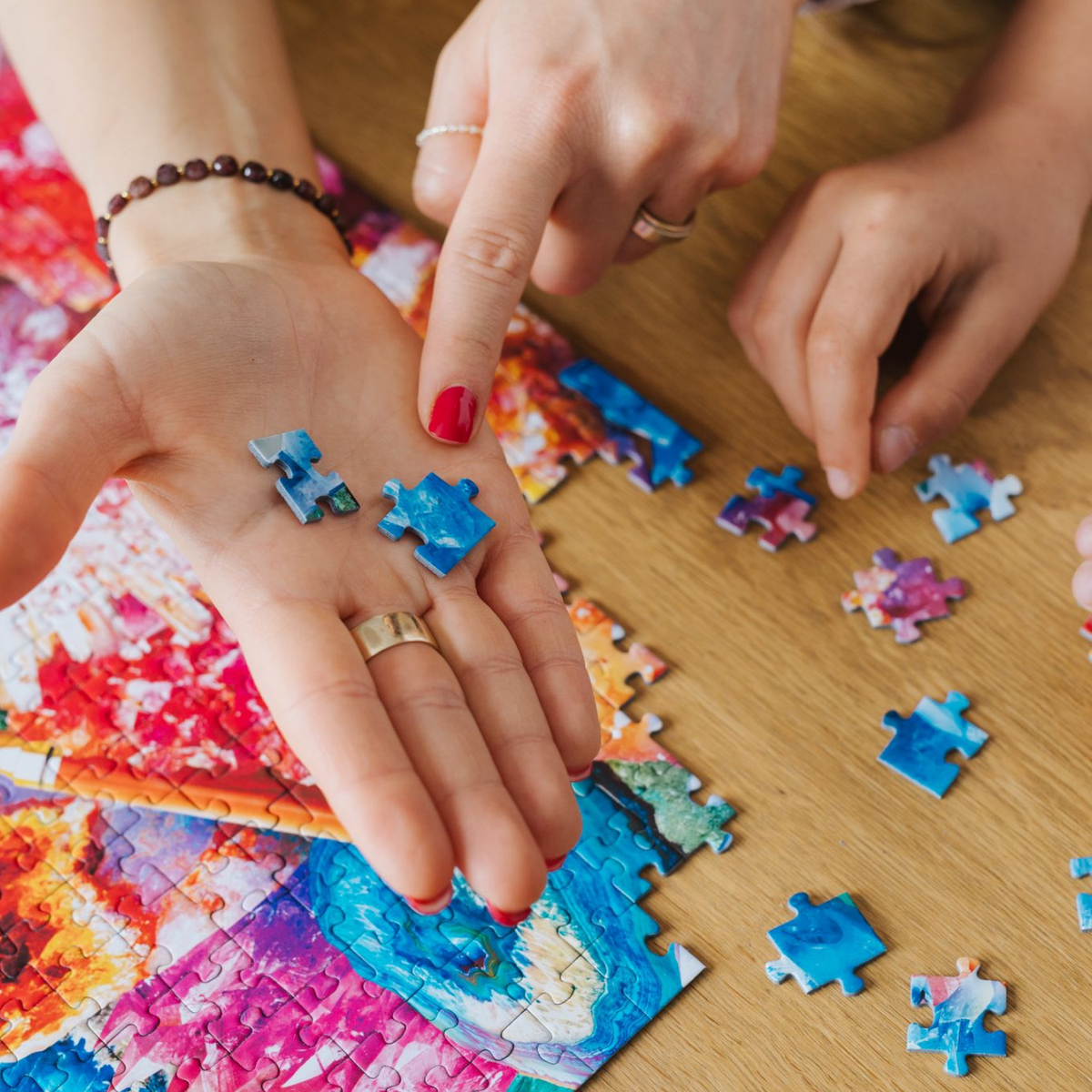 Trefl 2 × 500 piece puzzle set for family and friends