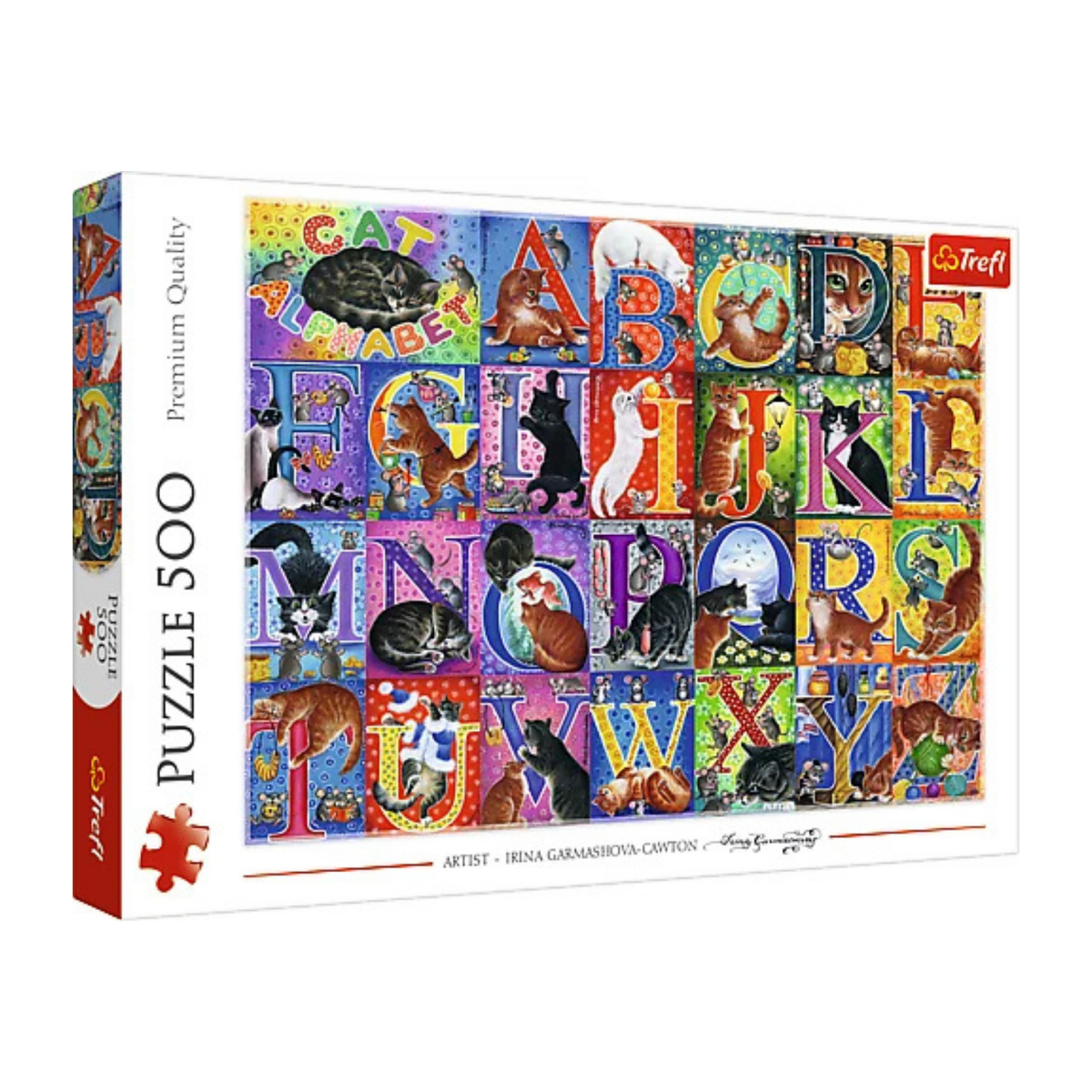 Trefl 500 piece puzzle detailed artistic illustration