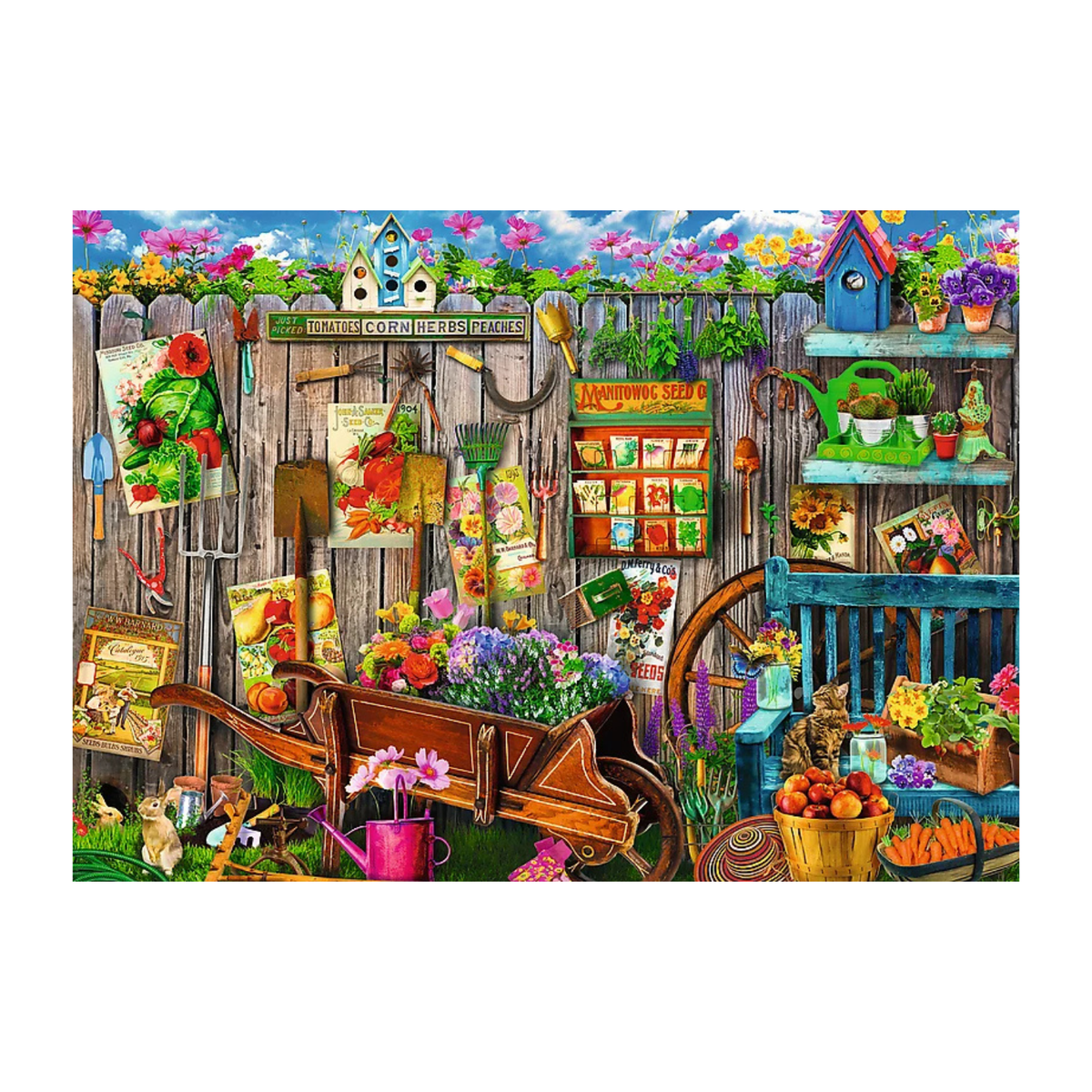 Trefl 2 × 500 piece puzzle collection with complementary designs