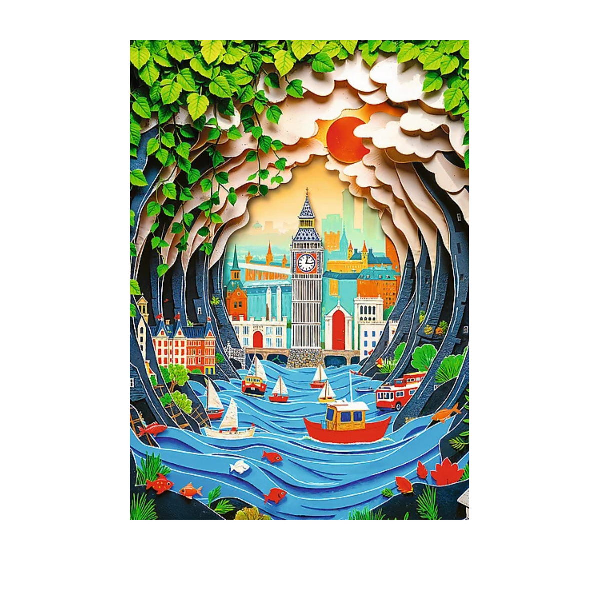 Trefl Paper Art modern design puzzle