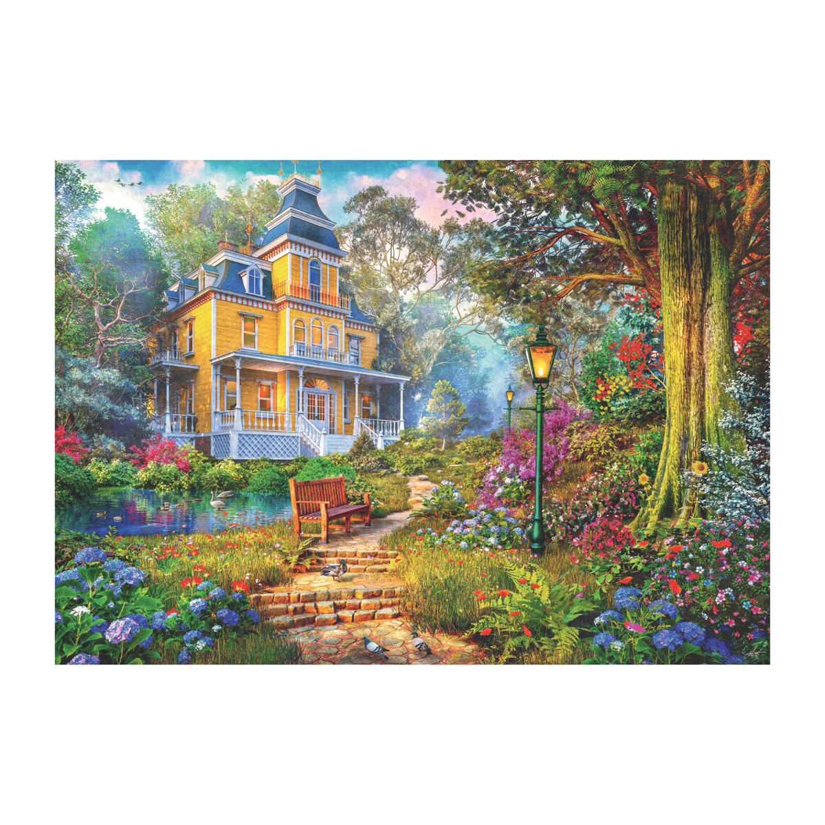 Trefl 6000 piece puzzle completed artwork