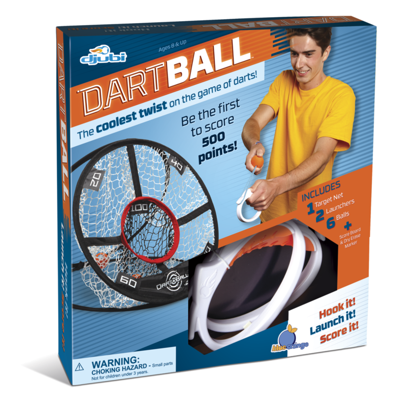 Packaging for Djubi Dart Ball