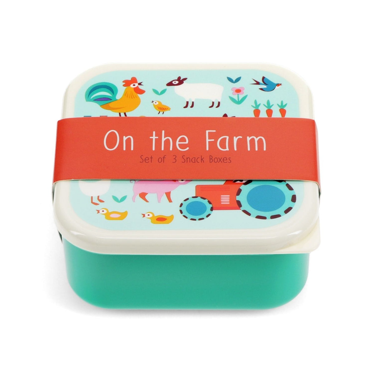 Snack Boxes (Set Of 3) - Farmyard