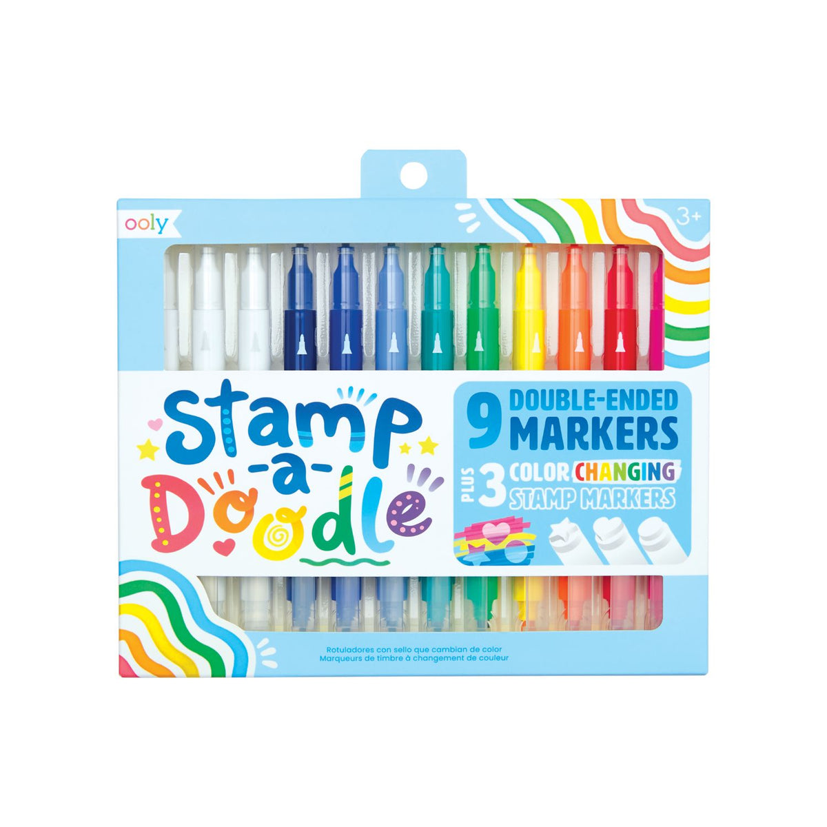 Stamp-A-Doodle Double-Ended Colour-Changing Stamp Markers - Set of 12