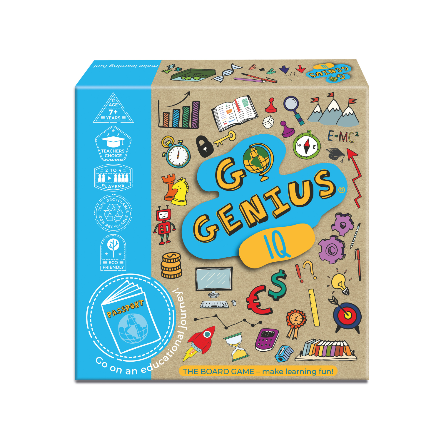 Genius Fun Go Genius - IQ Edition - the board game making learning fun! - You ...