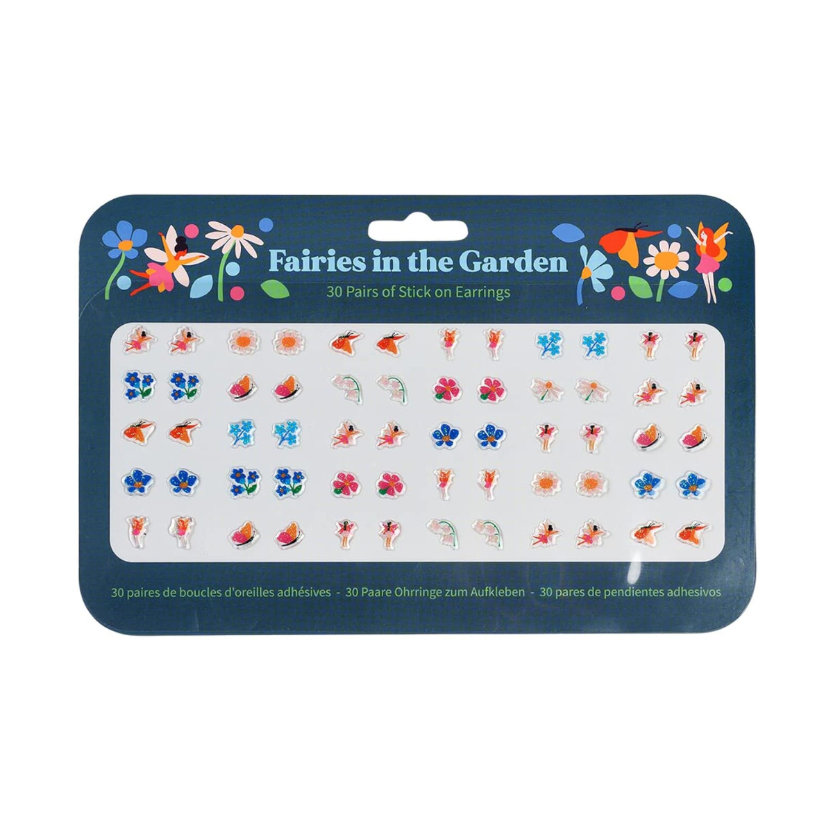 Fairies in the Garden - Stick on Earrings