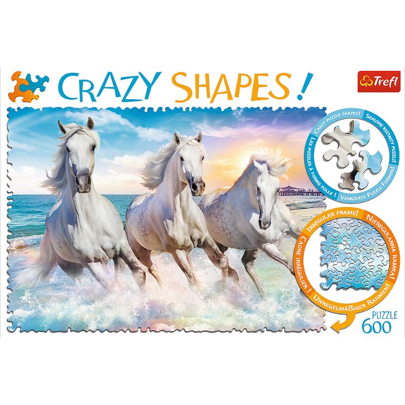 Trefl &quot;600 Crazy Shapes&quot; - Galloping among the waves