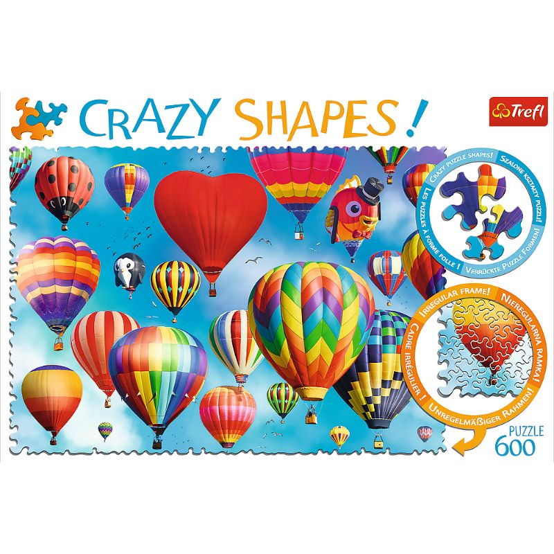 Trefl &quot;600 Crazy Shapes&quot; - Colourful balloons