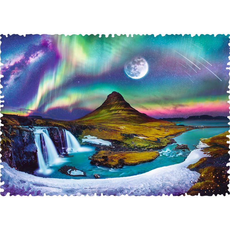 Trefl &quot;600 Crazy Shapes&quot; - Aurora over Iceland