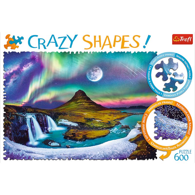 Trefl &quot;600 Crazy Shapes&quot; - Aurora over Iceland