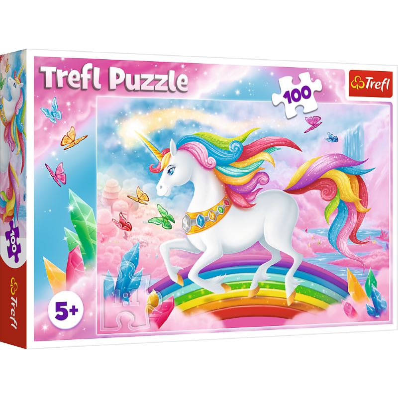 Trefl &quot;100&quot; - Into the crystal world of unicorns