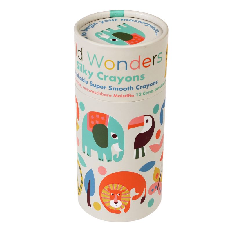 Wild Wonders Silky Crayons (set of 12)
