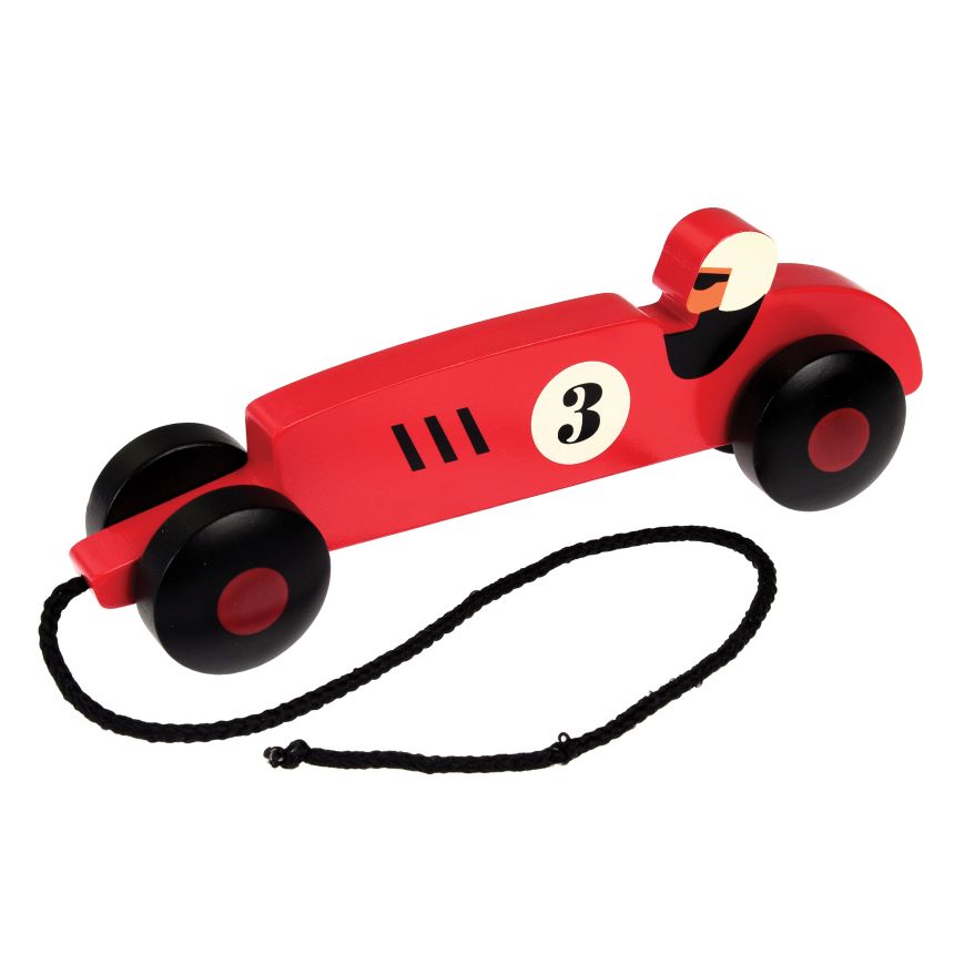 Vintage Racer Pull Toy