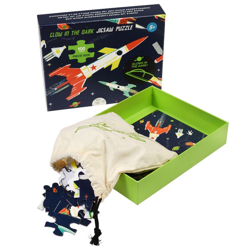 Glow in the Dark Space Puzzle 100 pieces