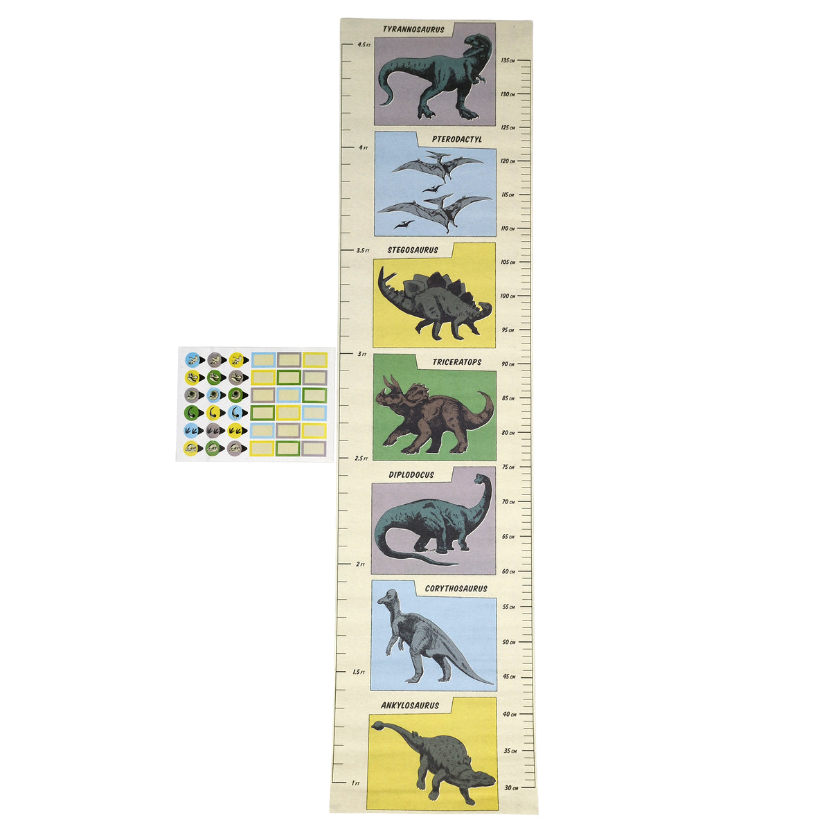 Prehistoric Land Height Chart