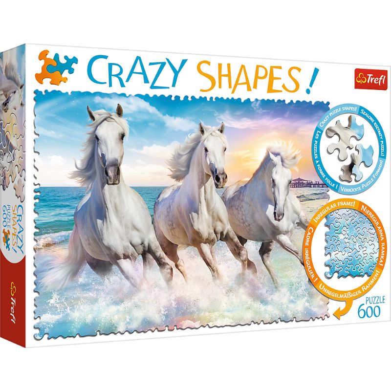 Trefl &quot;600 Crazy Shapes&quot; - Galloping among the waves