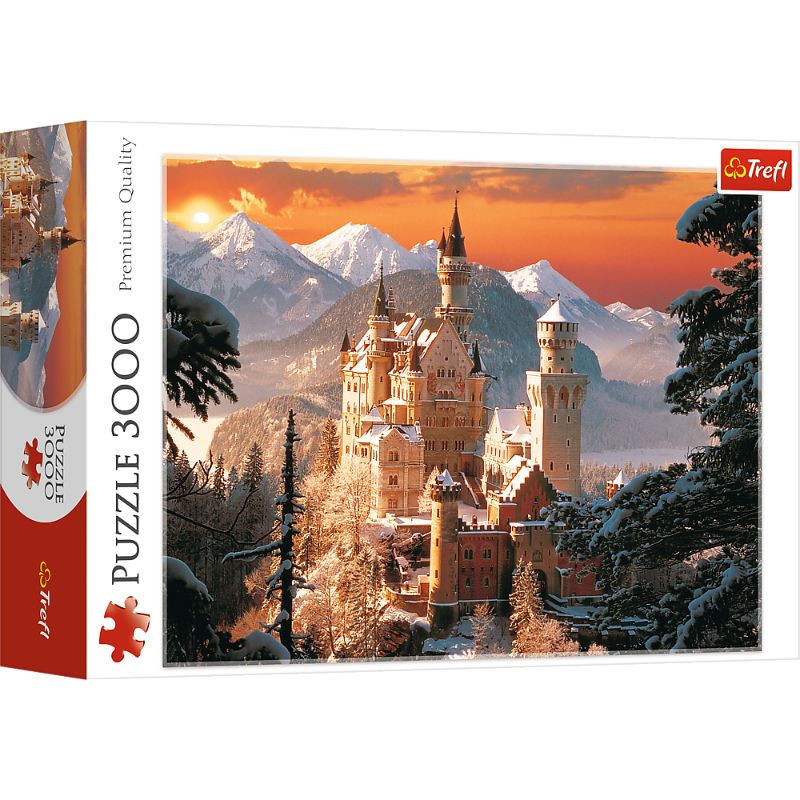 Trefl  &quot;3000&quot; - Wintry Neuschwanstein Castle, Germany