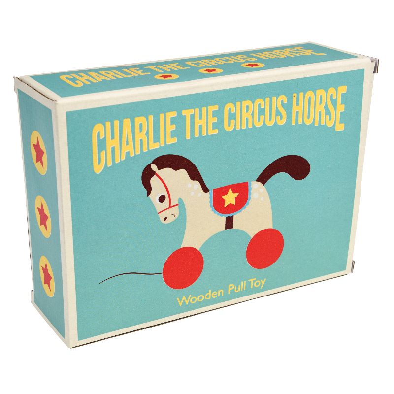 Charlie the Circus Horse Wooden Pull Toy