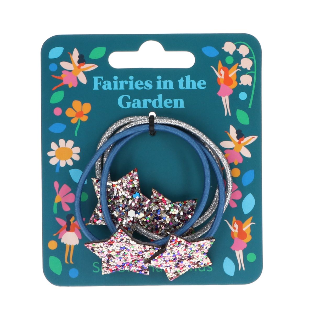 Glitter star hair bands (set of 4) - Fairies in the Garden