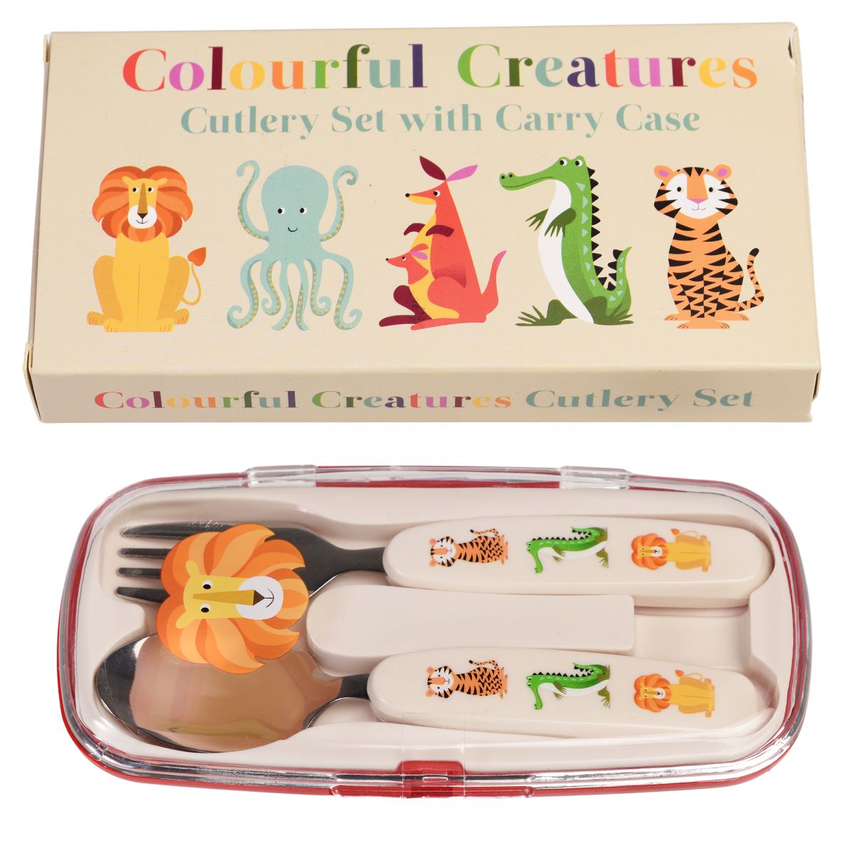 Children&#39;s cutlery set - Colourful Creatures
