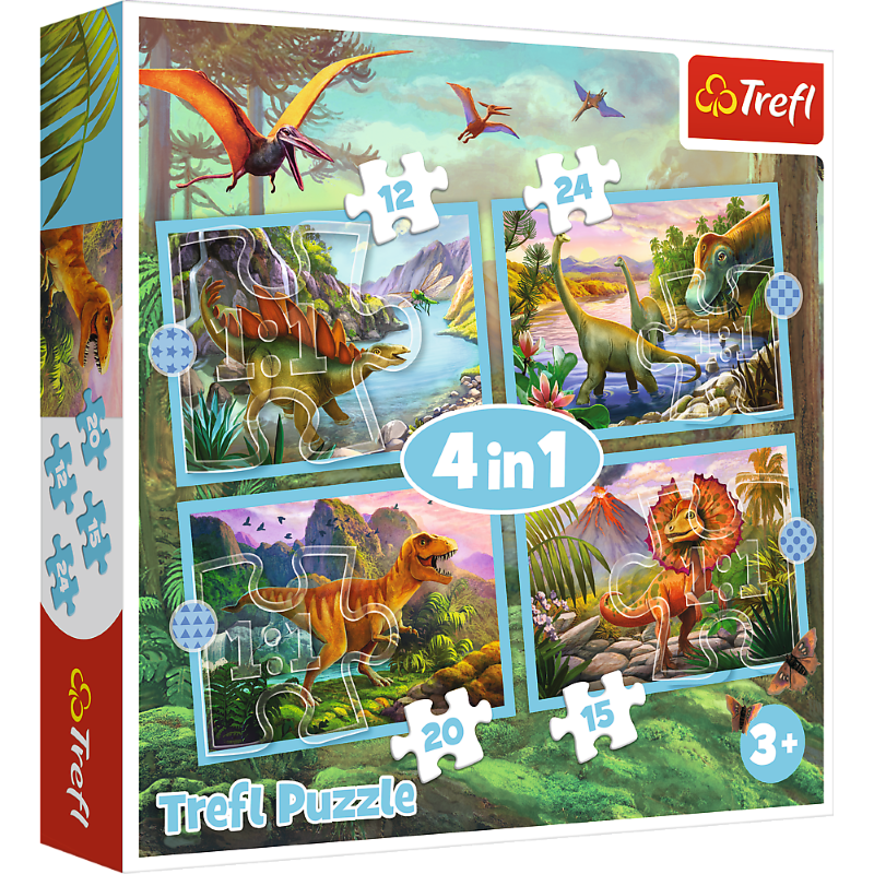Trefl &quot;4in1&quot; - Unique Dinosaurs